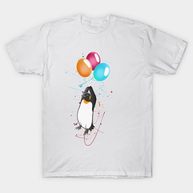 Penguin Kawaii Penguins Gift T-Shirt by Linco